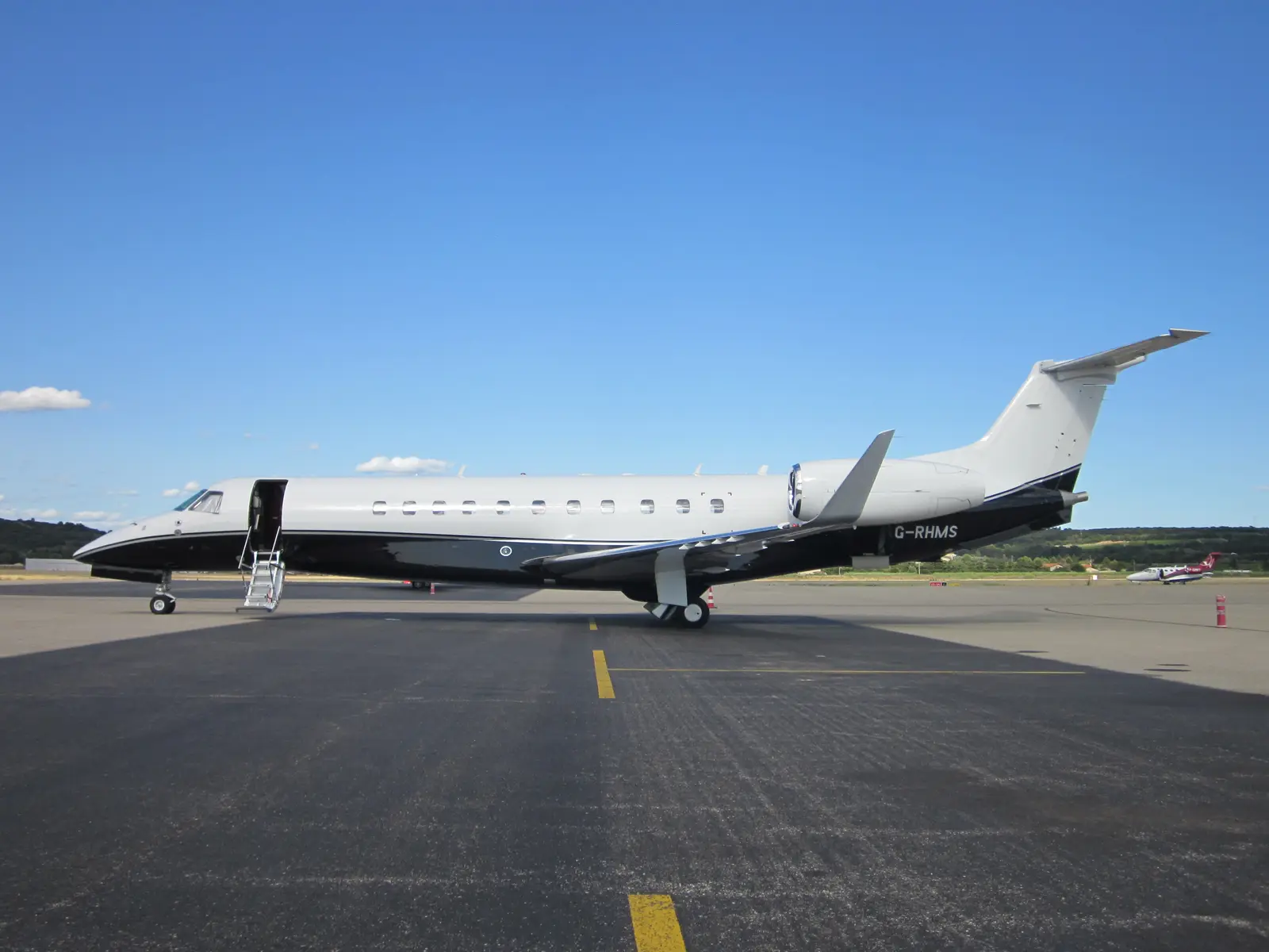Embraer Legacy 600 G-LIST operated by ACASS, exterior