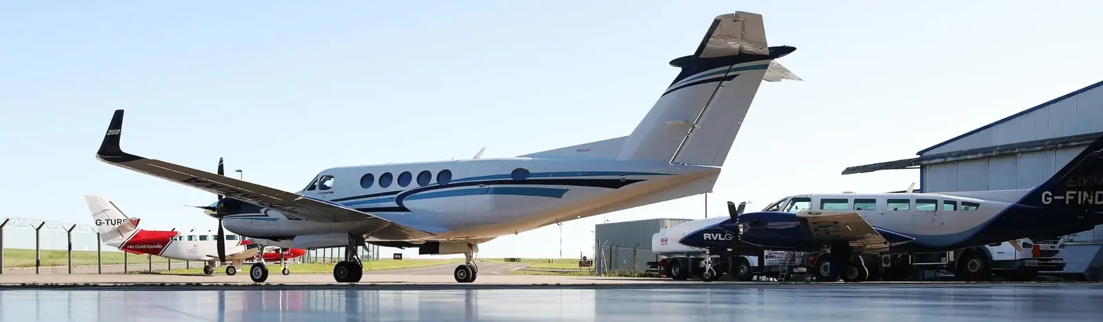Beechcraft King Air 250 G-REXA operated by RVL Aviation photo 2