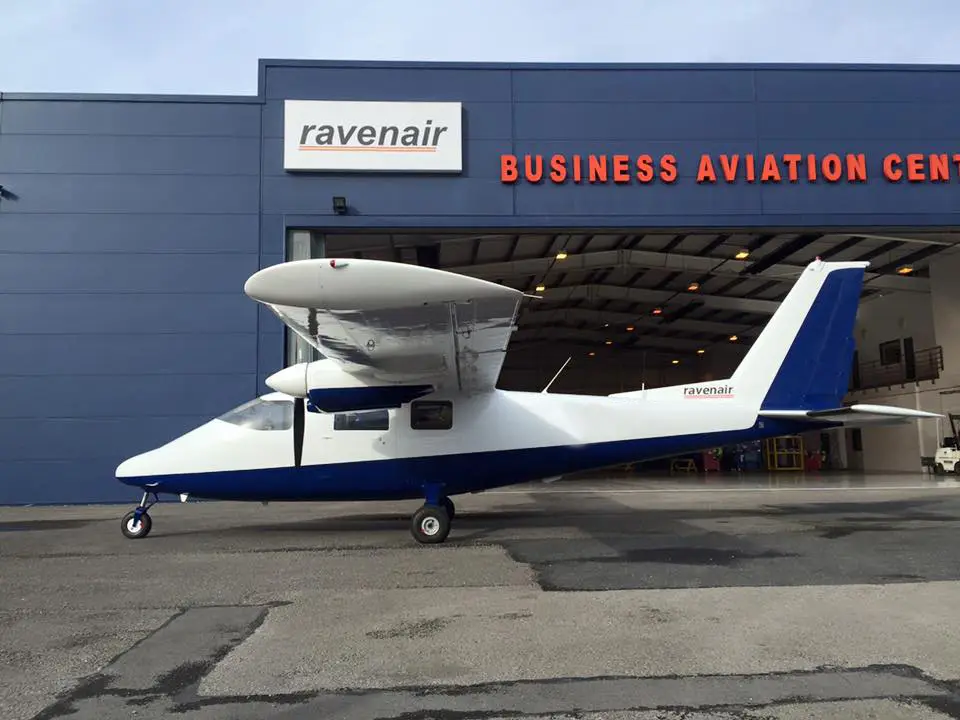 Vulcanair P68 G-RVNP operated by RavenAir photo 2