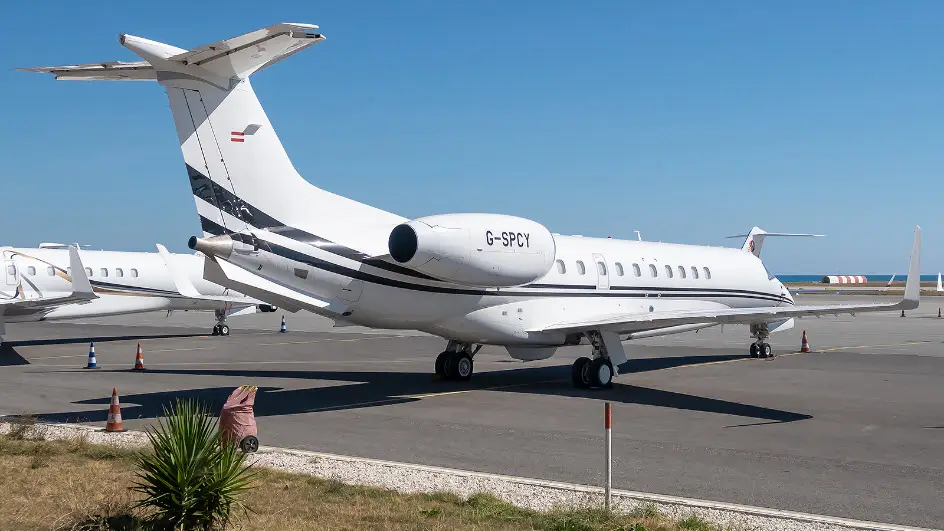 Embraer Legacy 650 G-SPCY operated by Luxaviation Group Europe, exterior