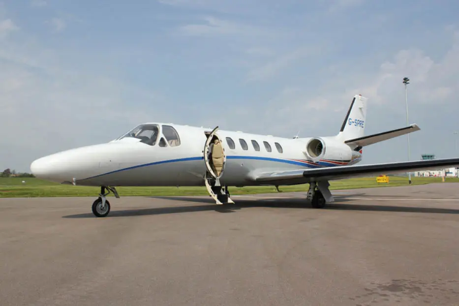 Cessna Citation Bravo G-SPRE operated by Synergy Aviation, exterior