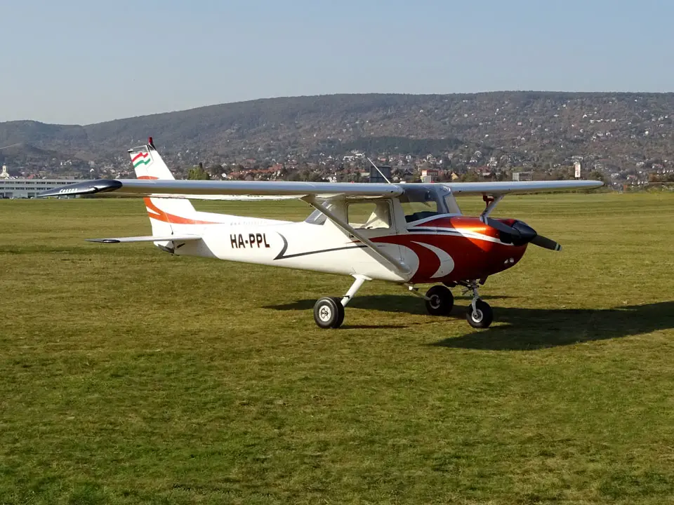 Cessna 152 HA-PPL operated by Fly-Coop Legiszolgaltato Ltd, exterior