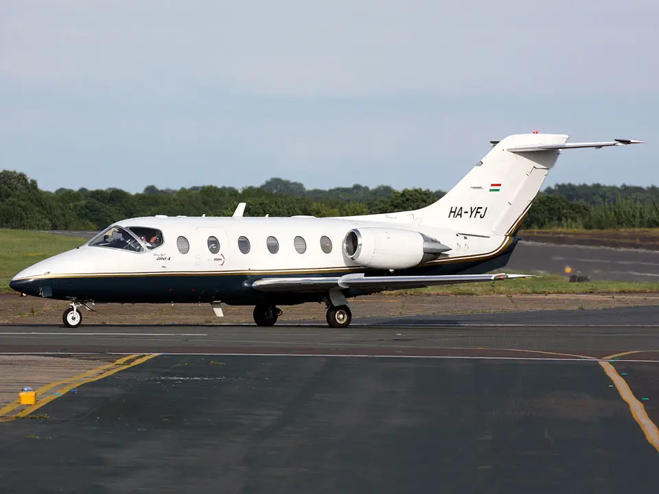 Beechcraft Beechjet 400A HA-YFJ operated by Fly-Coop Legiszolgaltato Ltd, exterior