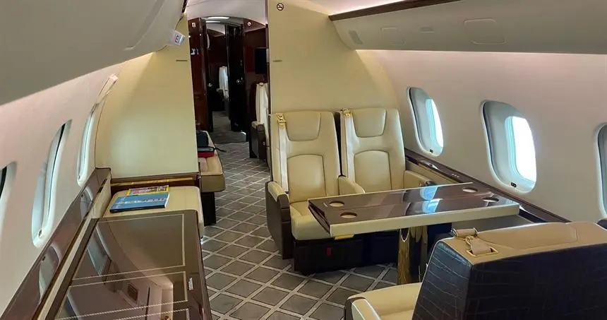 Bombardier Global 5000 HB-JOR operated by Nomad Aviation AG photo 4