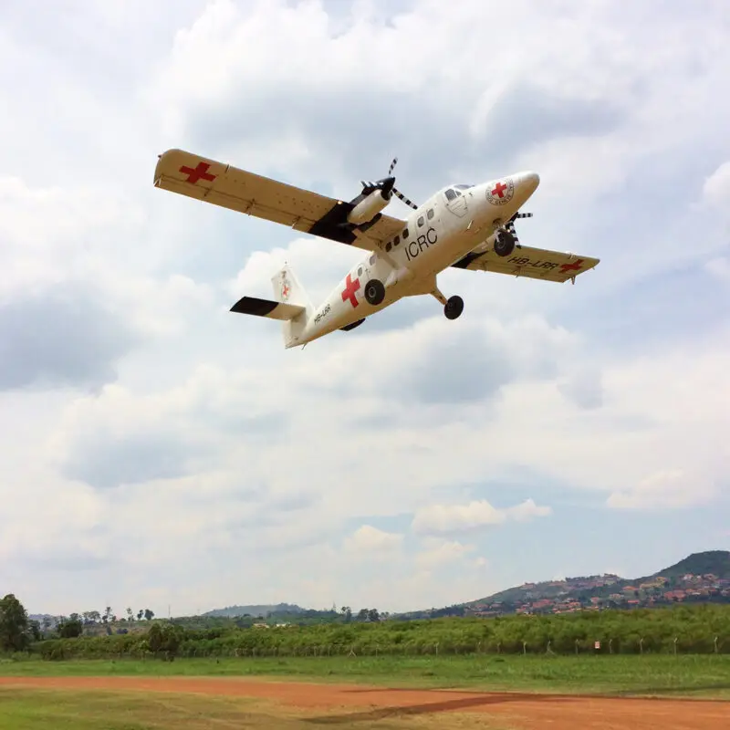De Havilland DHC-6-300 HB-LRR operated by Zimex Aviation Ltd., exterior