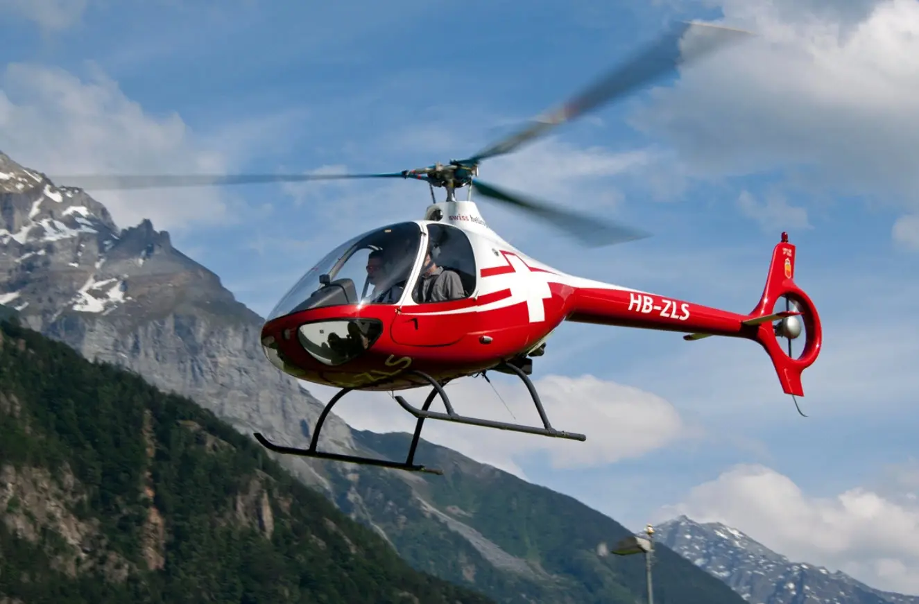Guimbal Cabri G2 HB-ZLS operated by Swiss Helicopter AG, exterior