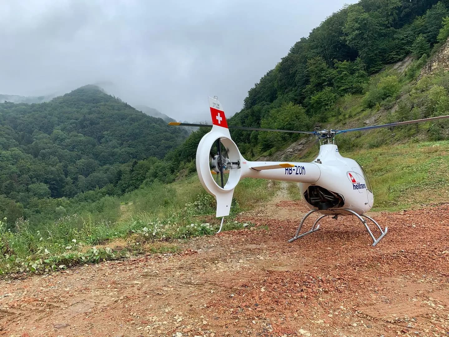 Guimbal Cabri G2 HB-ZOM operated by Helitrans AG, exterior