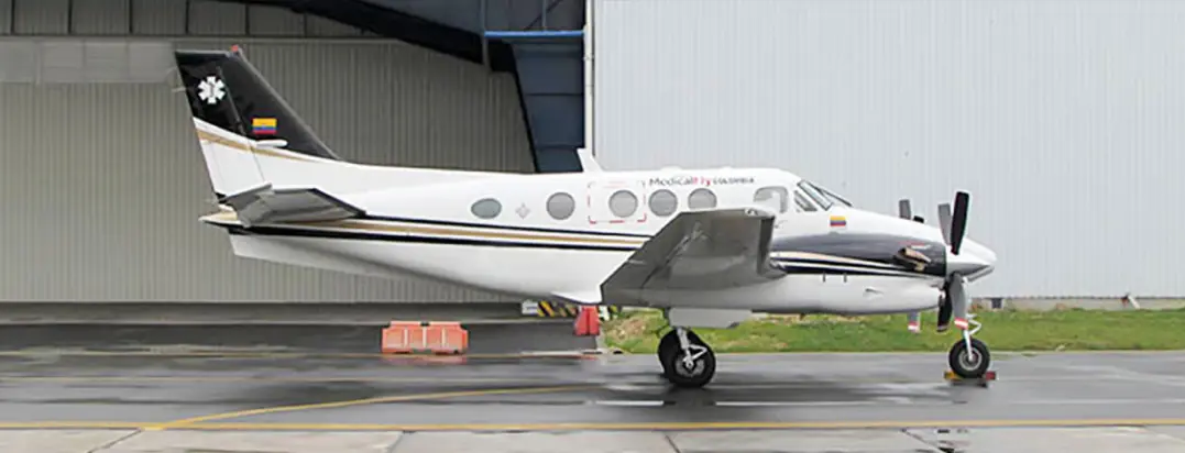 Beechcraft King Air C90A HK-5002 operated by MedicalFly photo 2