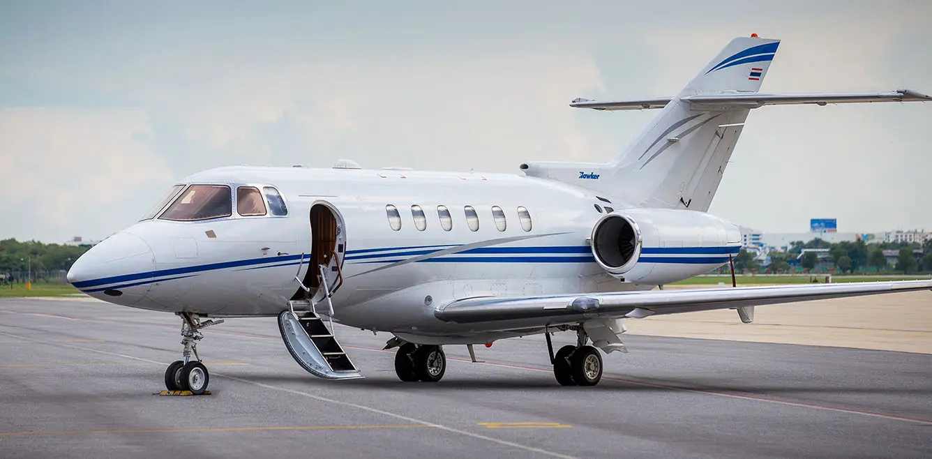 Beechcraft Hawker 800XP HS-CPH operated by Siam Land Flying CO., Ltd (Medical Wings) photo 4