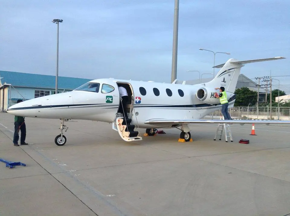 Beechcraft Premier 1 HS-KAC operated by Kannithi Aviation, exterior