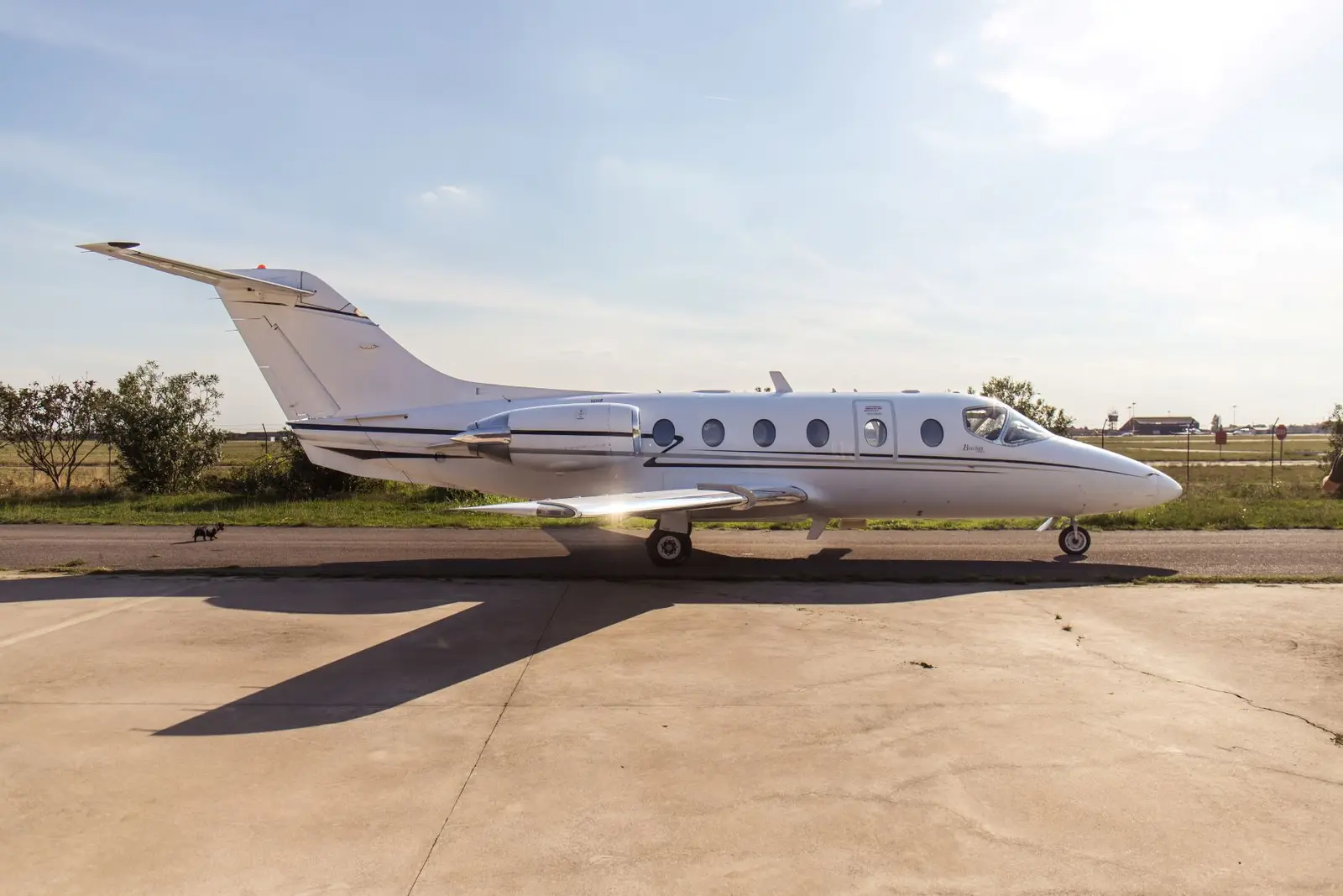 Beechcraft Beechjet 400A I-AERB operated by ABjet s.r.l., exterior