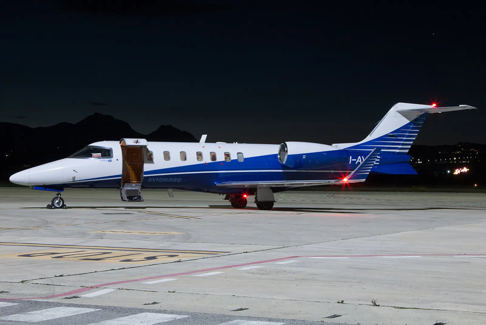 Bombardier Learjet 40 I-AVNE operated by Avionord Srl, exterior