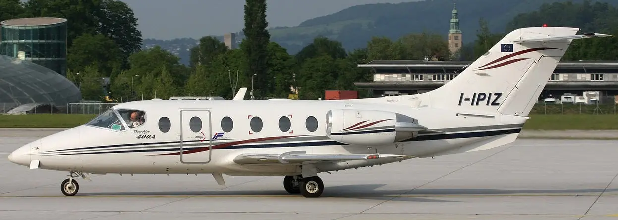 Beechcraft Hawker 400XP I-IPIZ operated by ItalFly, exterior