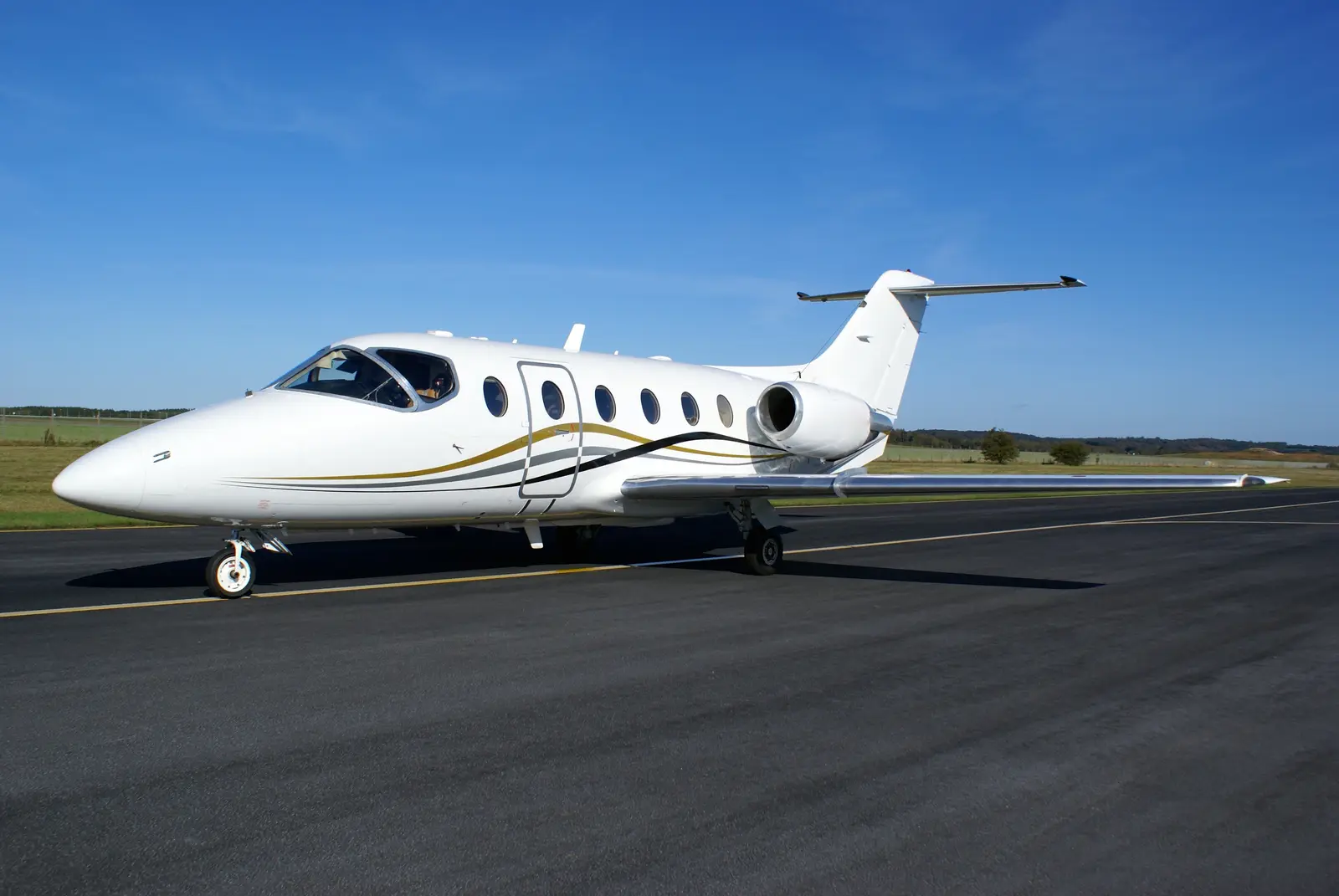 Beechcraft Beechjet 400A I-JSET operated by Aliserio Srl, exterior