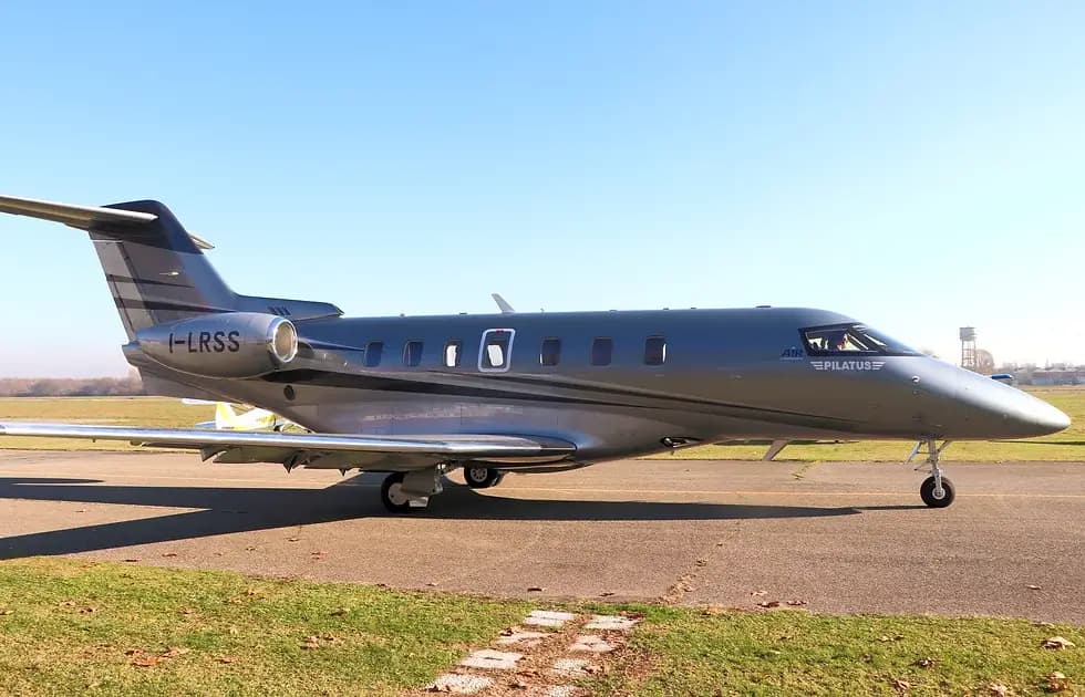 Pilatus PC-24 I-LRSS operated by Air Corporate Srl, exterior