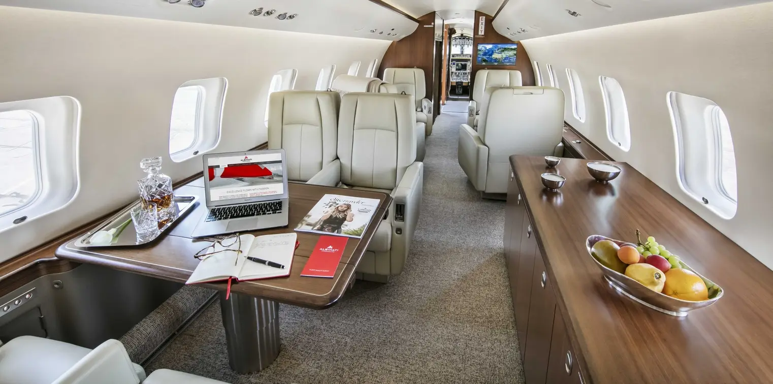 Bombardier Global 6000 I-PFLY operated by Albinati Aeronautics photo 4