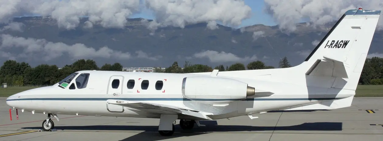 Cessna Citation I I-RAGW operated by Prime Service Italia, exterior