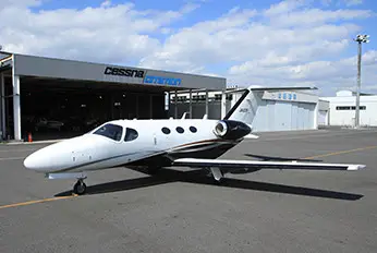 Cessna Citation Mustang JA123F operated by Okayama Air Service Co, Ltd., exterior