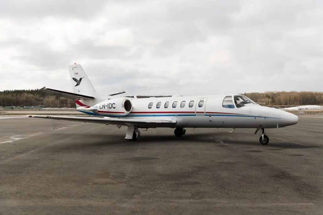 Cessna Citation Encore LN-IDC operated by Hesnes Group, exterior
