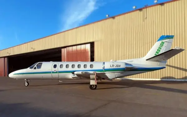 Cessna Citation Ultra LV-JQV operated by Aerovida S.A, exterior