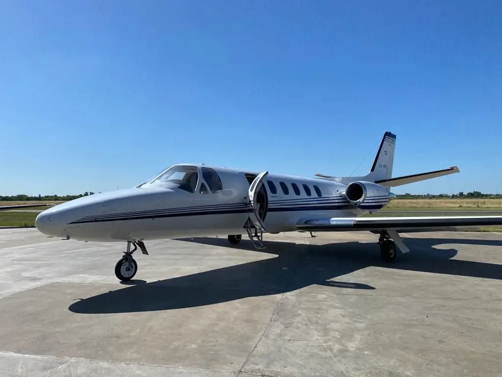 Cessna Citation II LV-KFL operated by Broker Air, exterior