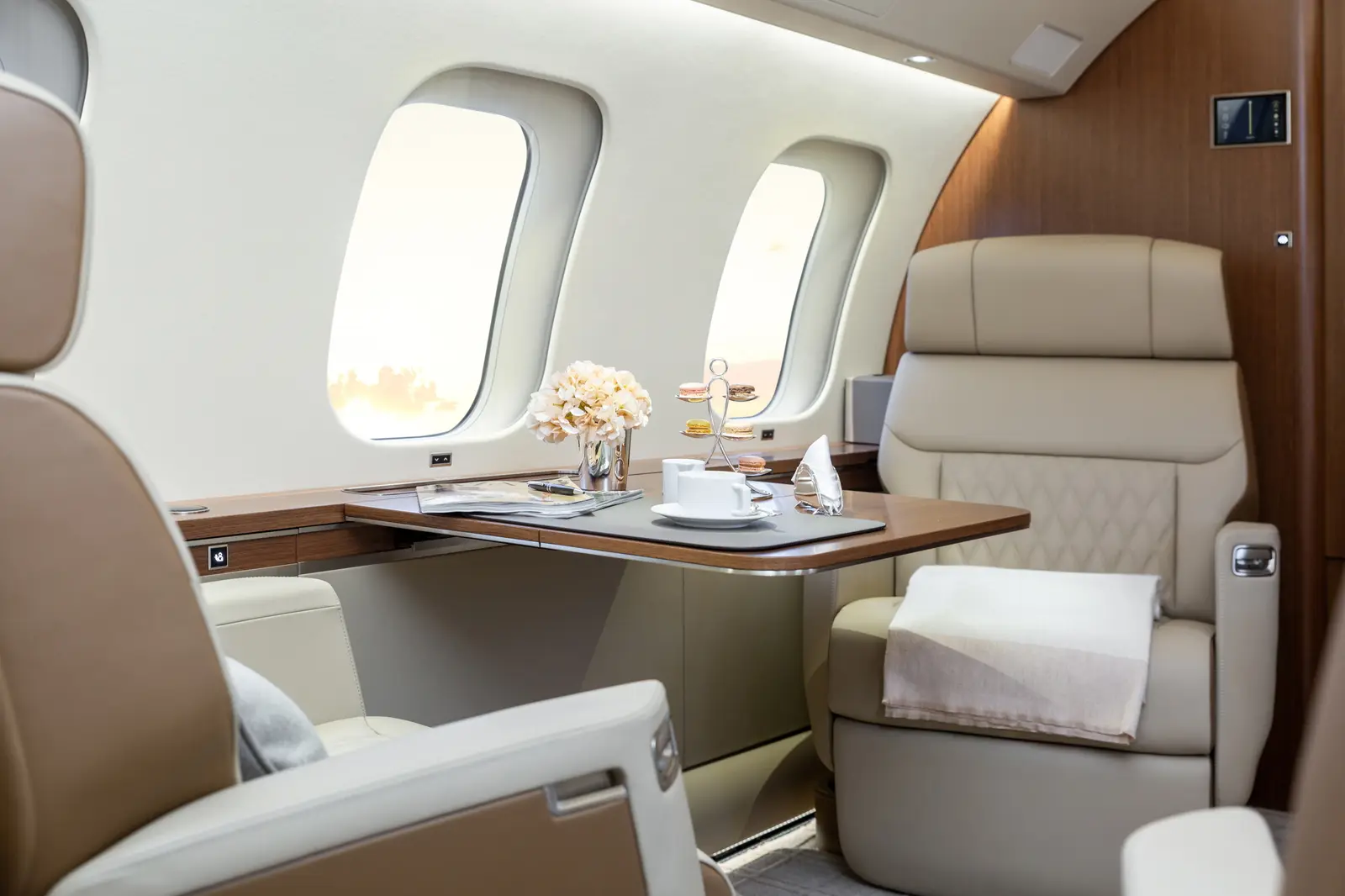 Bombardier Global 7500 LX-ARY operated by Global Jet photo 6