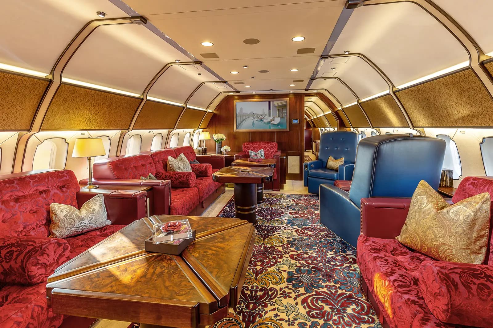 Boeing BBJ3 LX-DIO operated by Global Jet photo 2