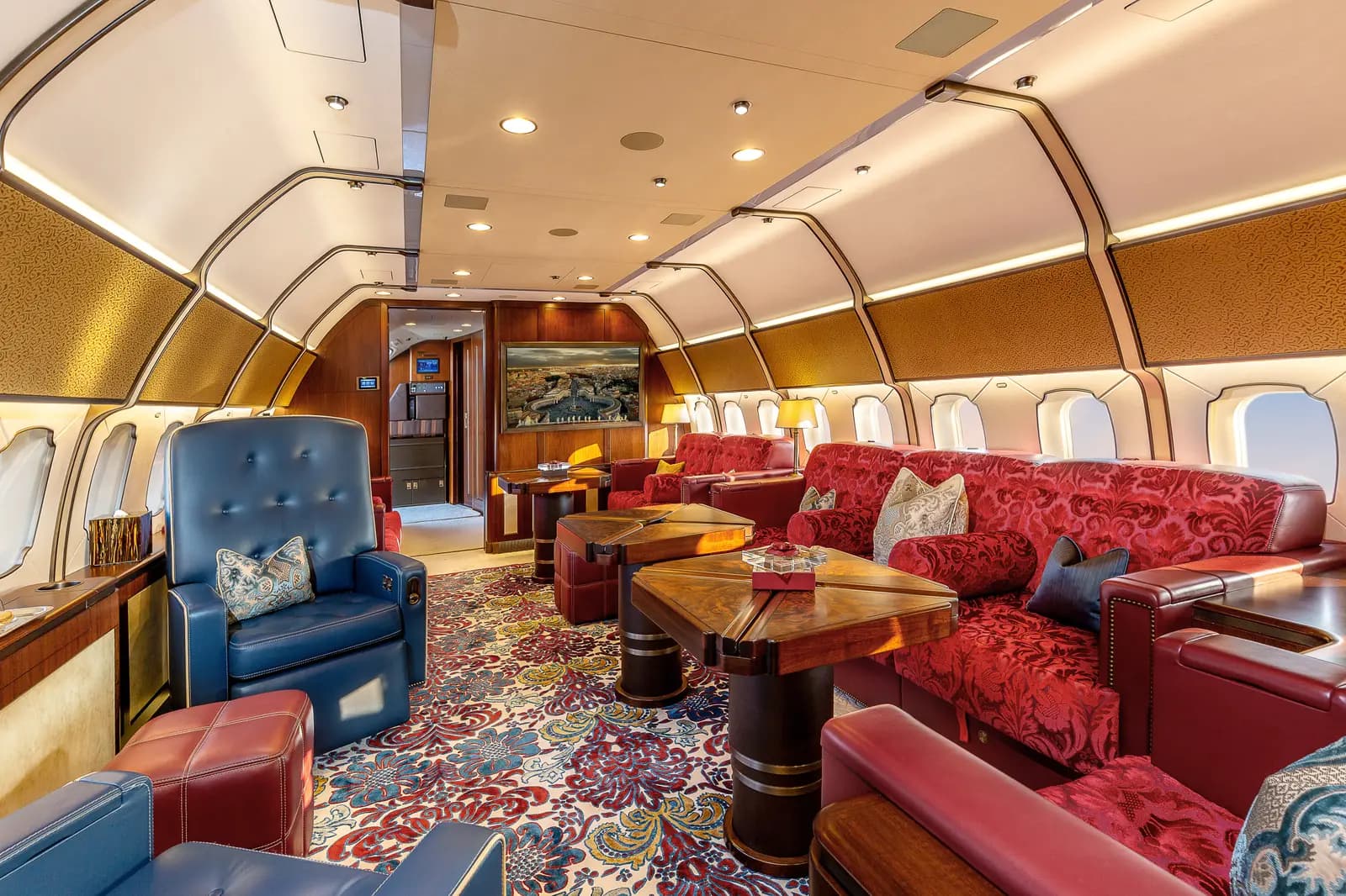Boeing BBJ3 LX-DIO operated by Global Jet photo 3