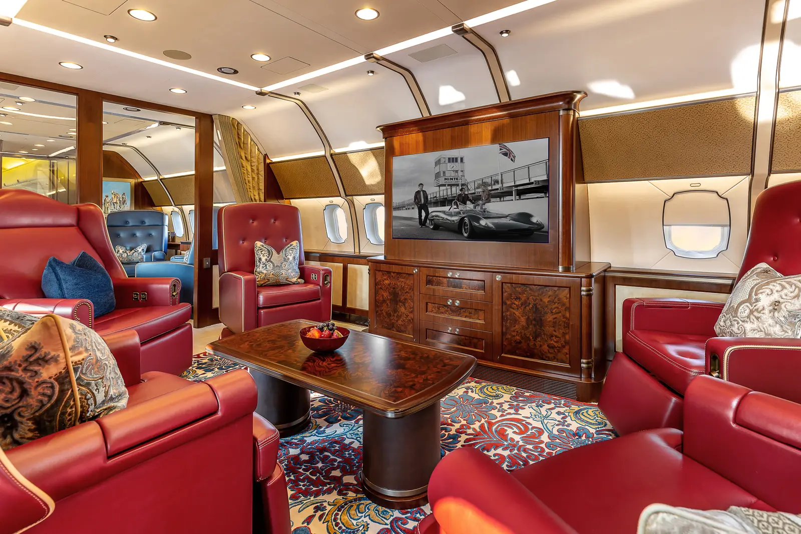 Boeing BBJ3 LX-DIO operated by Global Jet photo 6