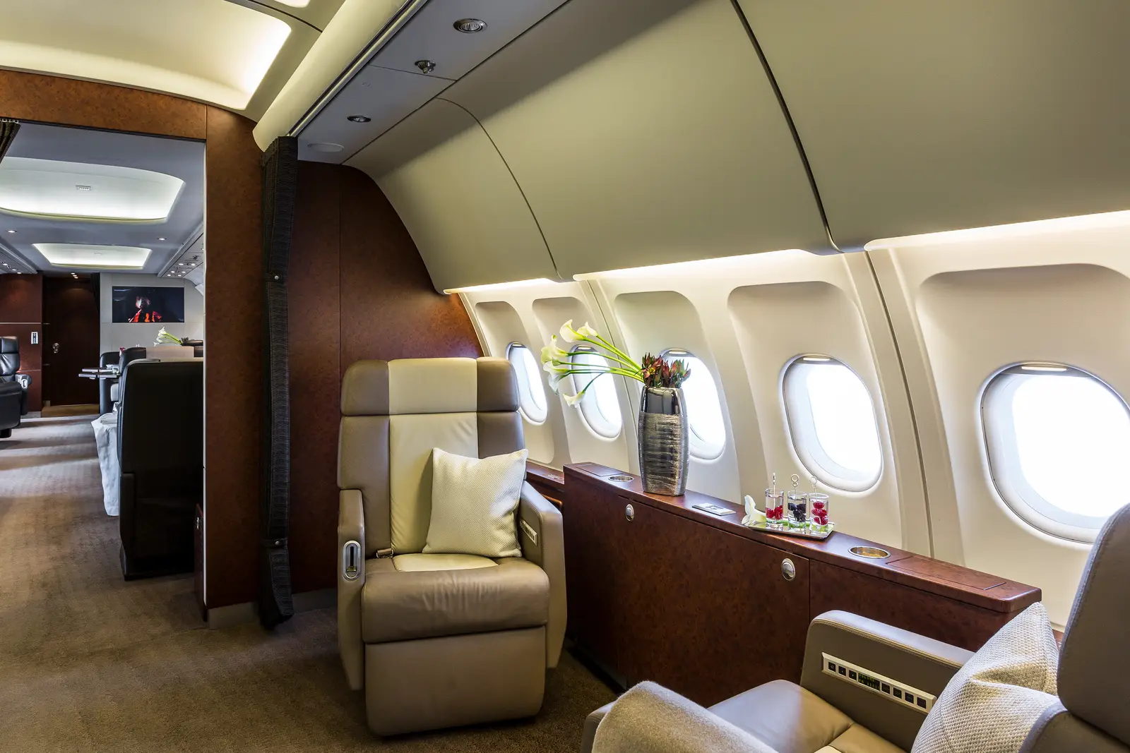 Airbus A318 Elite LX-LTI operated by Global Jet photo 6