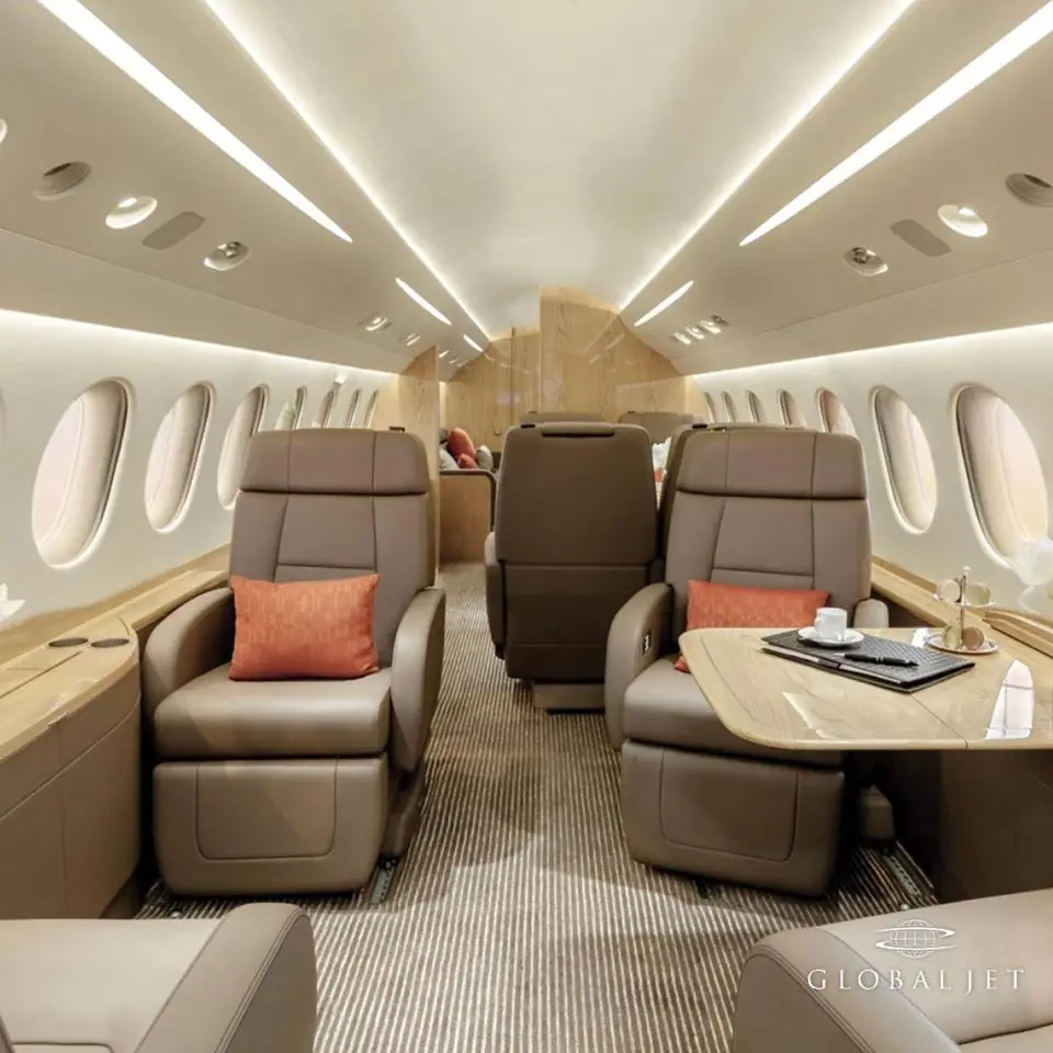 Dassault Falcon 8X LX-LXL operated by Global Jet photo 2