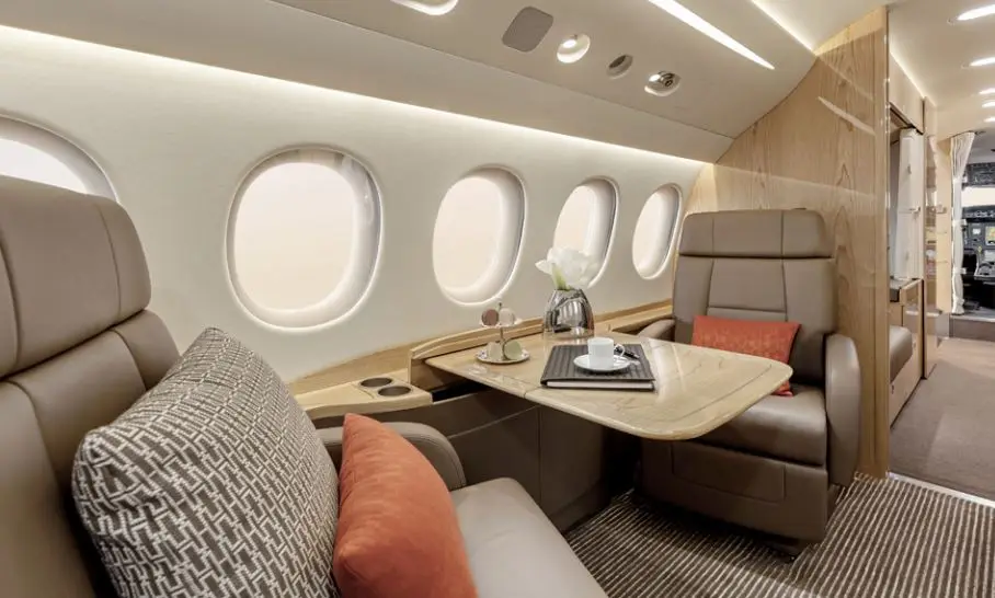 Dassault Falcon 8X LX-LXL operated by Global Jet photo 3