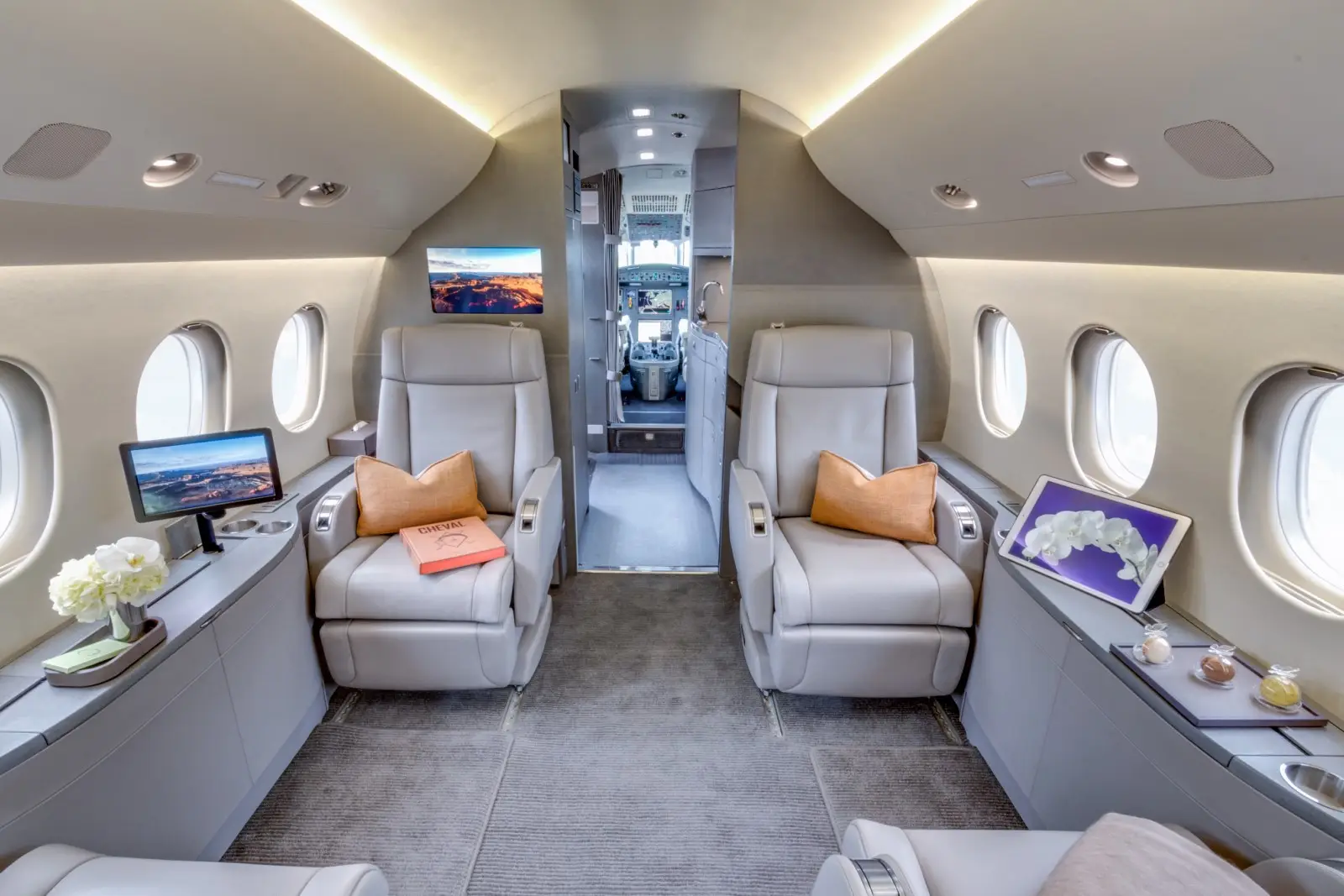 Dassault Falcon 2000S LX-MIC operated by Global Jet photo 5