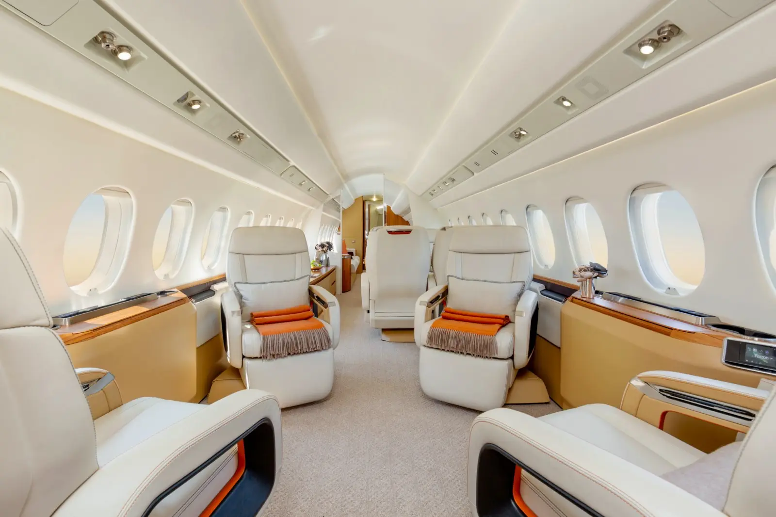 Dassault Falcon 6X LX-TIN operated by Global Jet photo 3