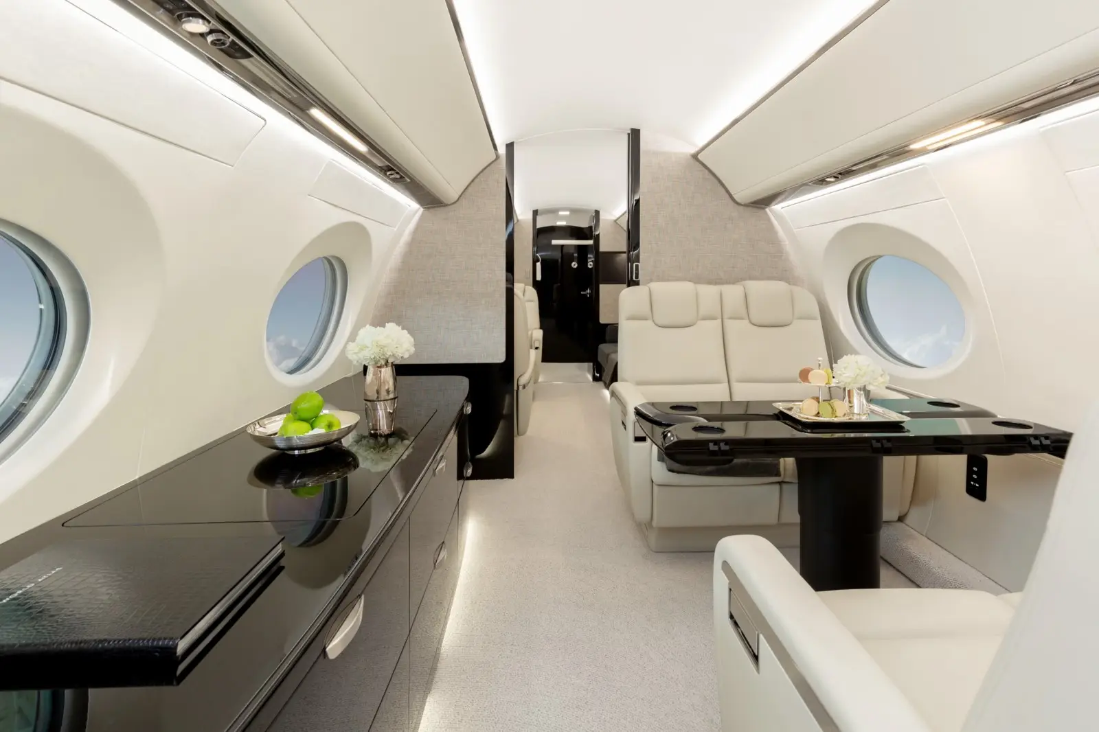 Gulfstream GVII-G600 LX-TTS operated by Global Jet photo 6