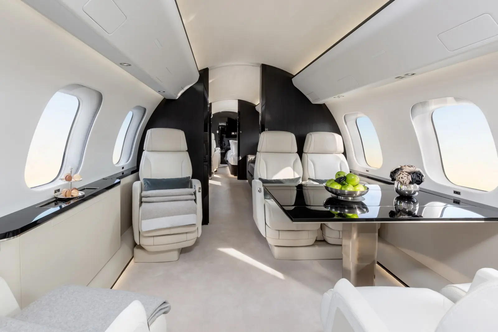 Bombardier Global 8000 LX-UTP operated by Global Jet photo 5