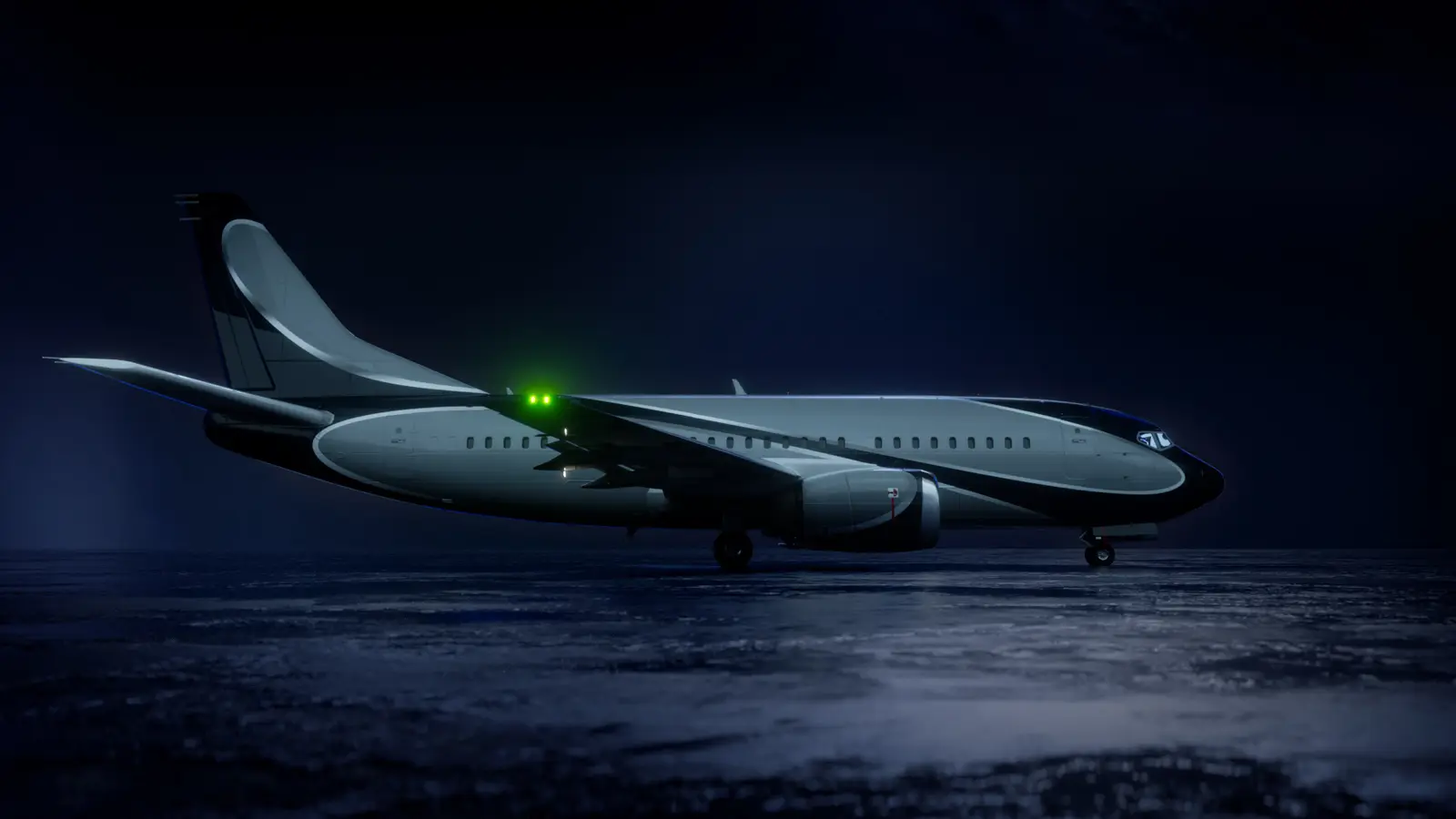 Boeing 737-300 LY-CHF operated by KlasJet, exterior