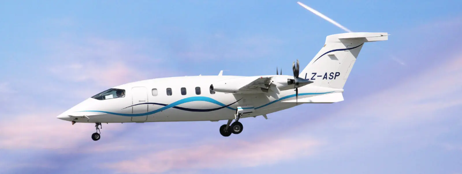 Piaggio Avanti LZ-ASP operated by Aviostart Ltd, exterior
