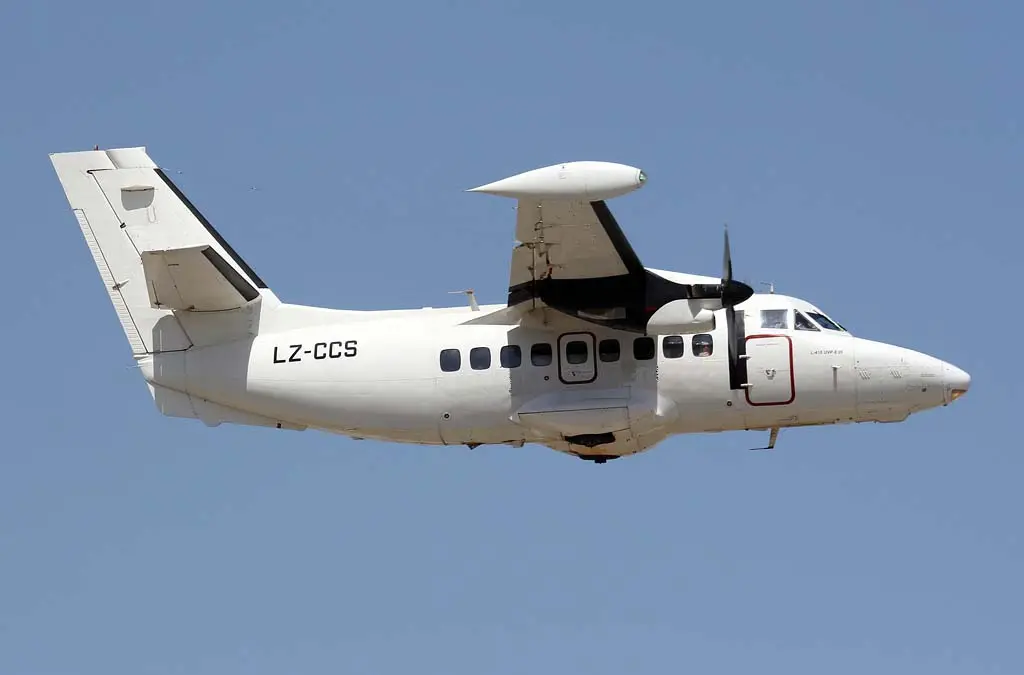Let L-410 LZ-CCS operated by Heli Air Bulgaria, exterior