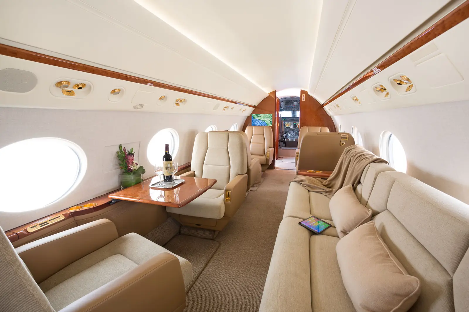 Gulfstream G450 N100BM operated by Solairus Aviation photo 4
