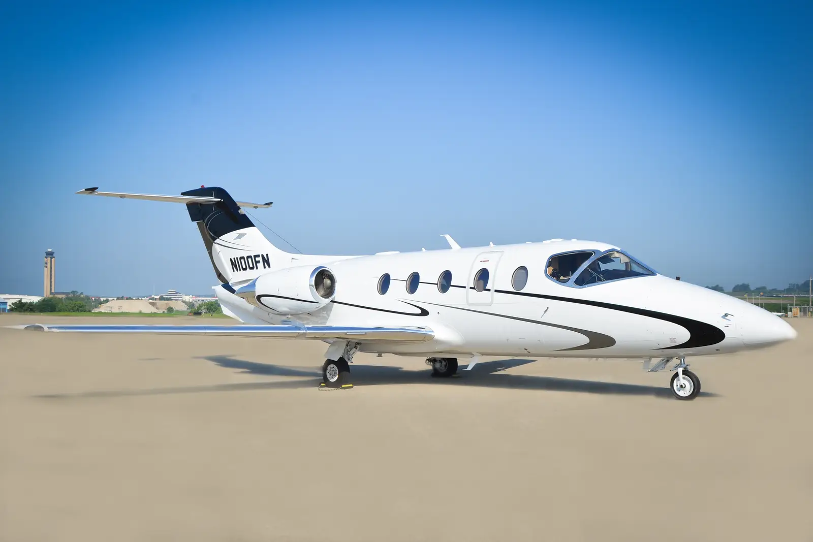 Beechcraft Beechjet 400A N100FN operated by Aircraft Management Group, exterior