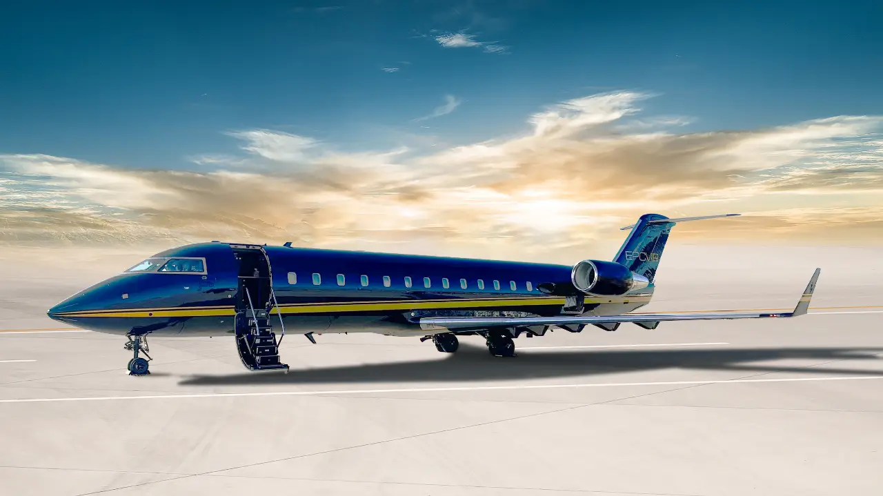 Bombardier Challenger 850 N100VE operated by Cirrus Aviation Services photo 6