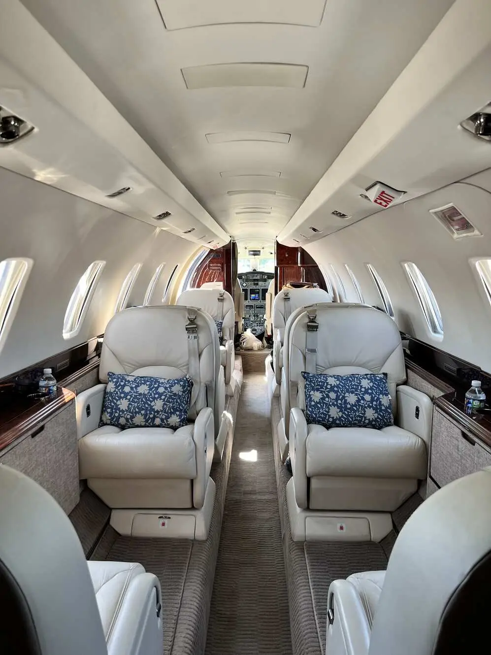 Cessna Citation X N110CX operated by Hera Flight, LLC, KCAK photo 3