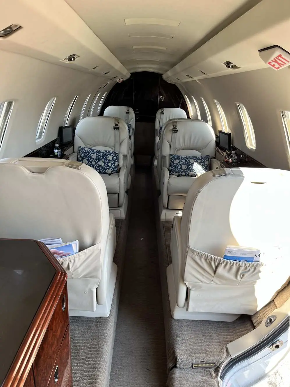 Cessna Citation X N110CX operated by Hera Flight, LLC, KCAK photo 4