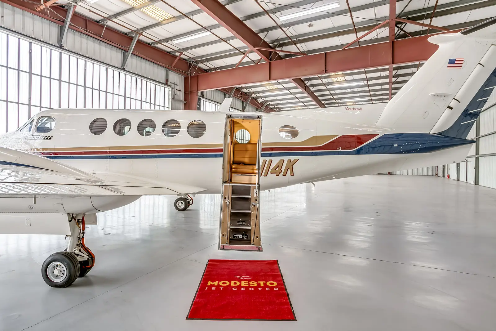Beechcraft King Air 200 N1114K operated by Modesto Jet photo 5