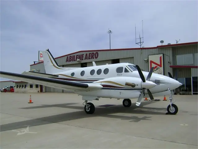 Beechcraft King Air C90B N126MM operated by Abilene Aero, Inc, exterior