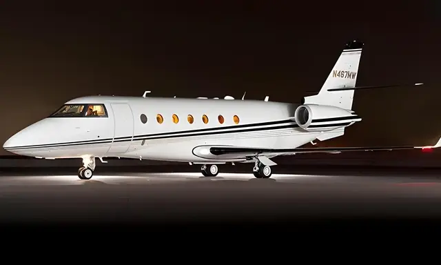 Gulfstream G200 N127EB operated by Priester Aviation, exterior