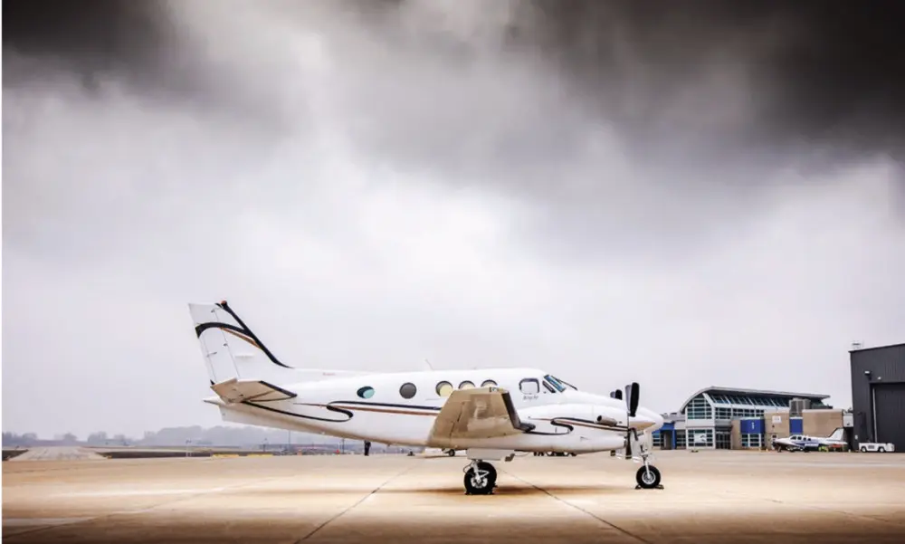 Beechcraft King Air C90B N140H operated by Modesto Jet photo 2