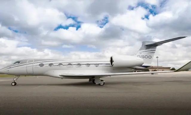 Gulfstream GVII-G500 N142HC operated by Jet Aviation, exterior