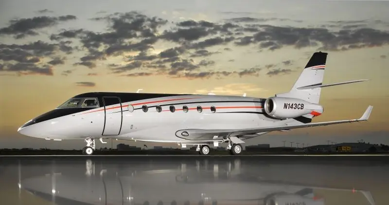 Gulfstream G200 N143CB operated by A-ok Jets, exterior